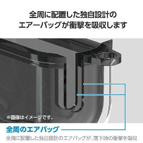 エレコム(ELECOM) AVA-AP06AIR2GN(グリーン) AirPods 4 ケース ソフト カバー (ワイヤレス/MagSafe充電対応) 衝撃吸収 落下防止 カラビナ付 MUBRAIN