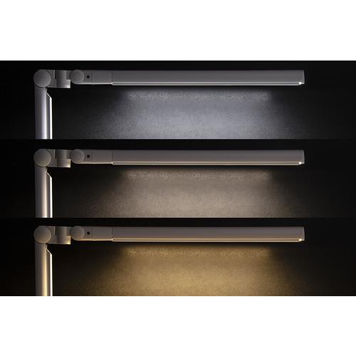 ジェントス(GENTOS) DK-R115WH ホワイト もっと眼のことを考えた クランプ式LEDデスクライト