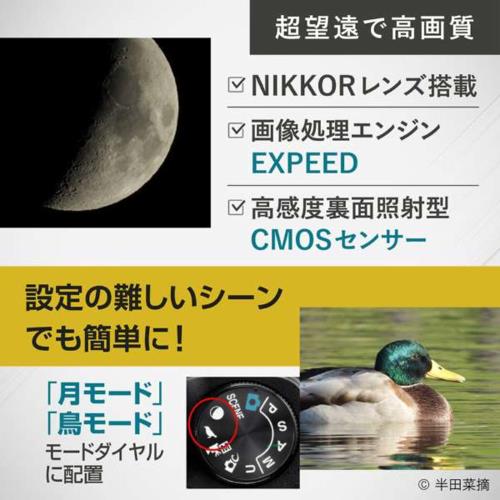 【長期保証付】ニコン(Nikon) COOLPIX P1100 超望遠ズームデジタルカメラ 光学125倍