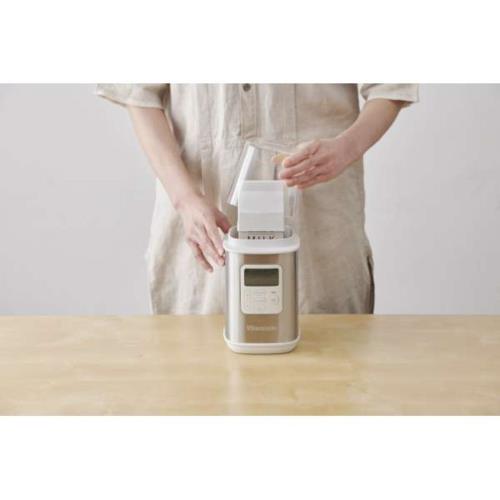 ビタントニオ(Vitantonio) VYG60W ヨーグルトメーカー ホワイト 水切りフィルター レシピブック付き 幅広い温度設定 タイマー