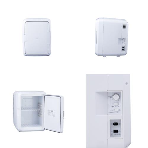 【長期保証付】ツインバード(TWINBIRD) HR-EB08W ホワイト 2電源式ポータブル電子保冷保温ボックス 冷温庫 20L