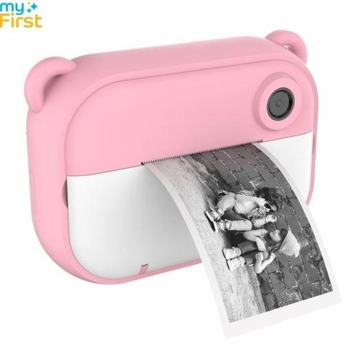 Oaxis(オアキシス) FC2401SA-PK01 myFirst Camera Insta II ピンク1200万画素 感熱紙ラベルプリンター機能付 動画撮影 microSD4GB付