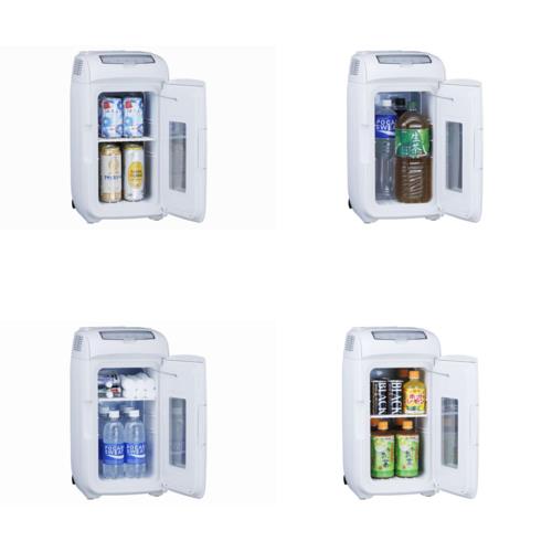 【設置】ツインバード(TWINBIRD) HR-EB07W ホワイト 2電源式ポータブル電子保冷保温ボックス 冷温庫 13L