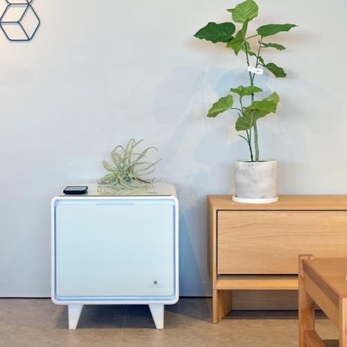 【設置】SAPPHIRE(サファイア) SAPPHIRE by LOOZER SMART TABLE STB30 WHITE 冷蔵庫付きスマートテーブル 1ドア 30L