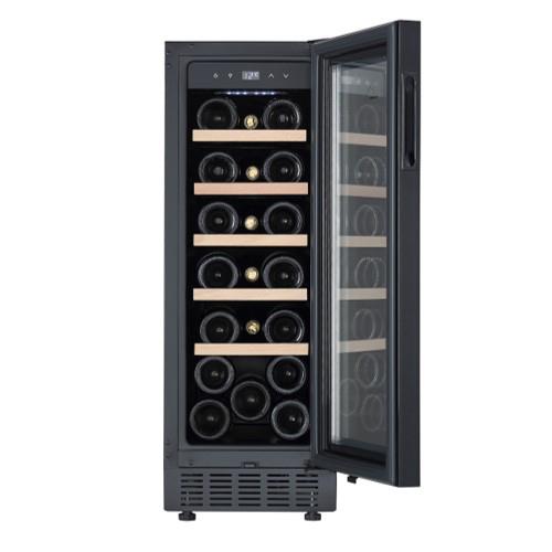 【設置】フォルスター(forster) FJP-57GS BN ワインセラー 20本収納 右開き 1温度タイプ 酷暑対応 ビルトイン可 スライドラック 冷気強制循環式 ブラウン