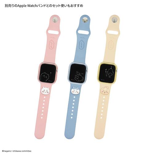 グルマンディーズ(gourmandis) CK-51B(ハチワレ) ちいかわ Apple Watch 40mm 対応 ガラスプロテクターケース