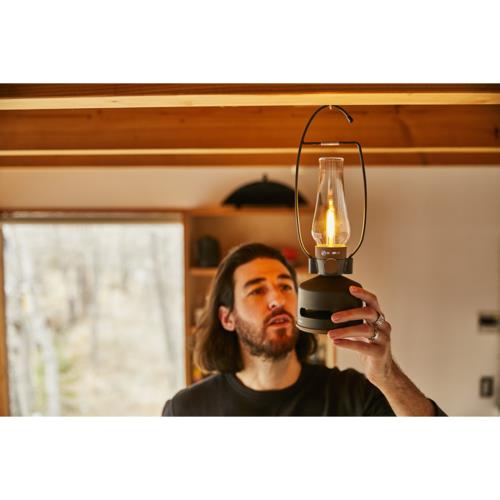 【長期保証付】Mori Mori MoriMori LED ランタンスピーカー S1 URBAN SPORTS(ダークブラウン色) FLS-2102-DB