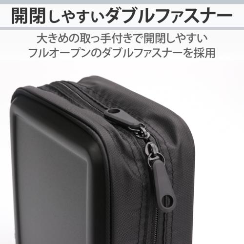 エレコム(ELECOM) CCD-HB60BK(ブラック) Blu-ray・CD・DVD対応ファスナーケース 60枚