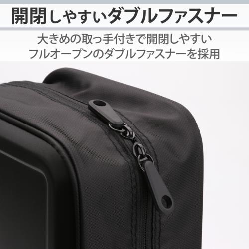 エレコム(ELECOM) CCD-HB160BK ブラック Blu-ray・CD・DVD対応ファスナーケース 160枚