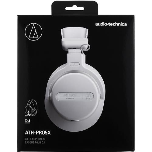 オーディオテクニカ(audio-technica) ATH-PRO5X WH ホワイト DJヘッドホン