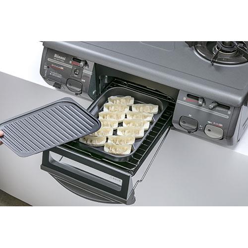 イシガキ産業 4205 グリル名人+スタッキングプレート・浅型 1.1L スチール プレート