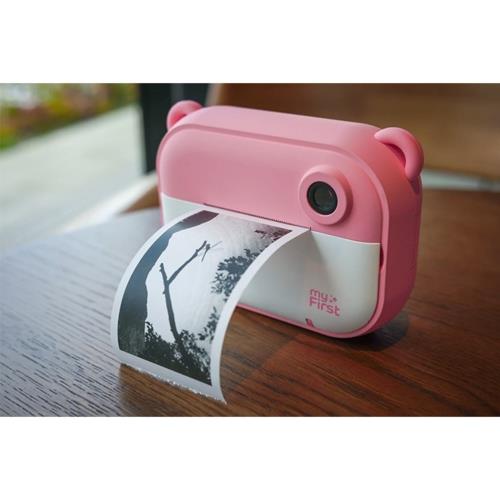 Oaxis(オアキシス) FC2401SA-PK01 myFirst Camera Insta II ピンク1200万画素 感熱紙ラベルプリンター機能付 動画撮影 microSD4GB付