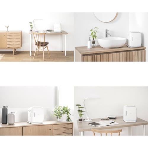 【設置】ツインバード(TWINBIRD) HR-EB06W ホワイト 2電源式コンパクト電子保冷保温ボックス 冷温庫 5.5L