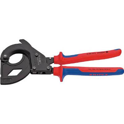 クニペックス(KNIPEX) 9532-315A ラチェットケーブルカッター 315mm