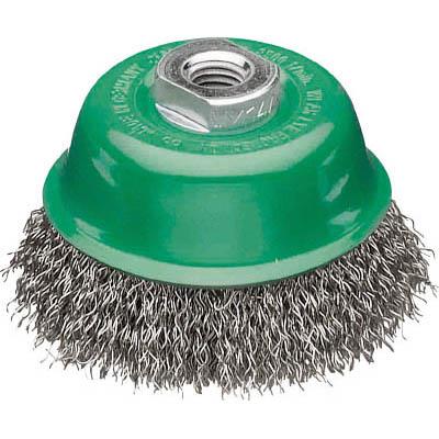 LESSMANN 423364 工業用カップブラシ Φ75 ステンレス 線径0.3