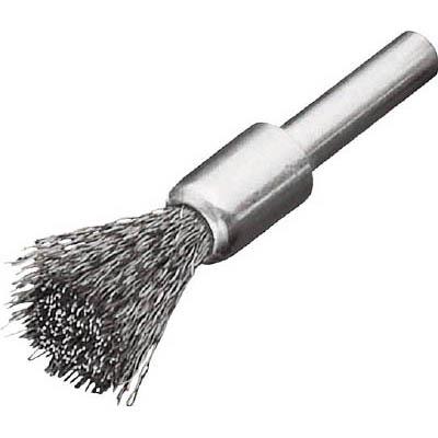 LESSMANN 451361 軸付エンド型ブラシ ステンレス線0.3 Φ12