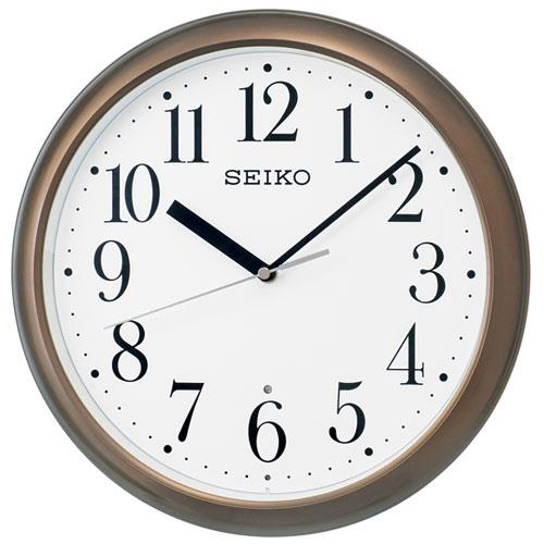 セイコー(SEIKO) KX218B 茶メタリック 電波掛け時計