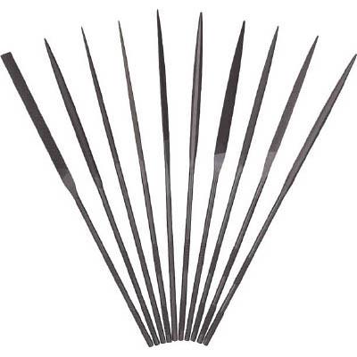 ツボサン HI01056T 精密ヤスリ 10本組 平