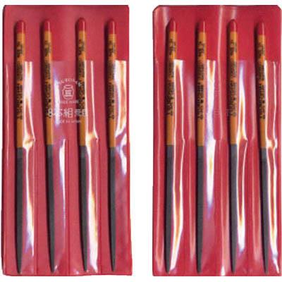 ツボサン KA008-01 組ヤスリ 8本組 角 荒目