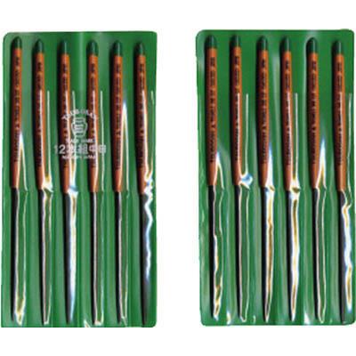 ツボサン SA012-02 組ヤスリ 12本組 三角 中目