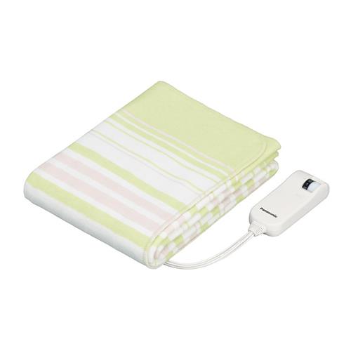パナソニック(Panasonic) DB-U12T-G(グリーン) 電気毛布 しき 敷毛布タイプ シングル Sサイズ 約140×80cm 室温センサー 丸洗い 抗菌防臭 ダニ対策