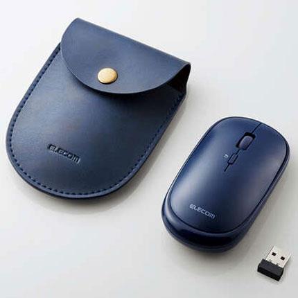 エレコム(ELECOM) M-TM10DBBU ブルー 2.4GHz無線 ワイヤレスモバイルマウス Slint スリント 4ボタン