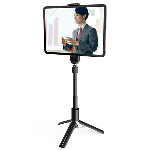 エレコム(ELECOM) P-STSRS02MTBK ブラック 自撮り棒 三脚 スマホ タブレット ブラック