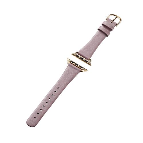 エレコム(ELECOM) AW-41BDLJPN(アッシュピンク) Apple Watch用 &me ソフトレザーバンド