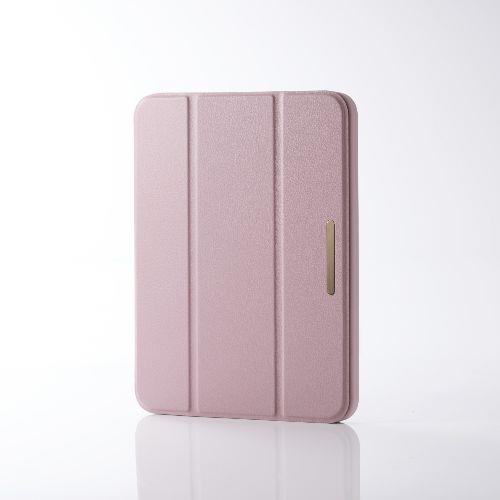 エレコム(ELECOM) TB-A24SWVJM3PN(ピンク) iPad mini(A17 Pro)/第6世代 8.3インチ用 ケース ソフトレザー 手帳型 タッチペンホルダー 背面クリア &me