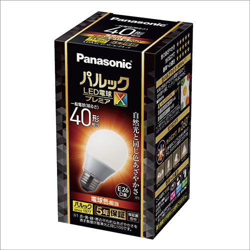 パナソニック(Panasonic) LDA5LDGSZ4F LED電球 プレミアX 電球色相当 E26口金 40W形相当 485lm
