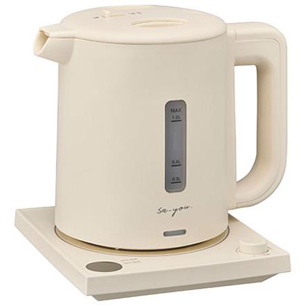 【長期保証付】ドウシシャ(Doshisha) EKZ-102MSI(アイボリー) 白湯専科 1.0L