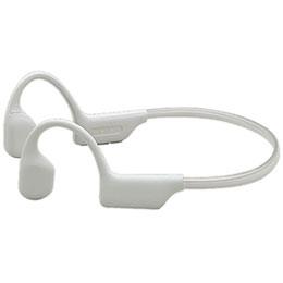 たのしいかいしゃ TA-SR1 ムーンホワイト 骨伝導イヤホン Bluetooth5.3 IPX8防水