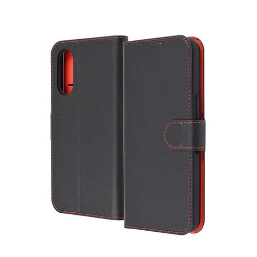 ray-out(レイ・アウト) RT-ARW2ELC1/BR ブラック/レッド arrows We2用 耐衝撃 手帳型レザーケース