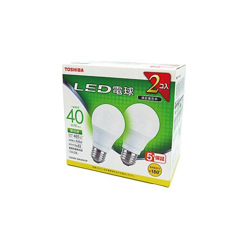 東芝(TOSHIBA) LDA4N-G/K40V1P LED電球 昼白色 E26口金 40W形相当 485lm