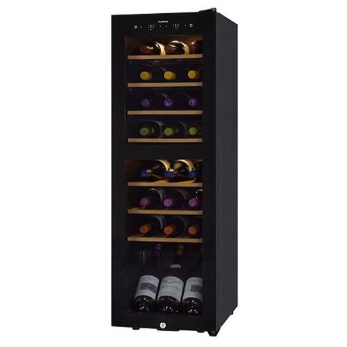 【長期保証付】さくら製作所 SAB90G ピュアブラック FURNIEL ワインセラー 93L 24本収納 右開き