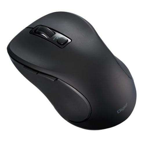 ナカバヤシ MUS-BKF215BK ブラック Bluetooth静音5ボタンBlueLEDマウス