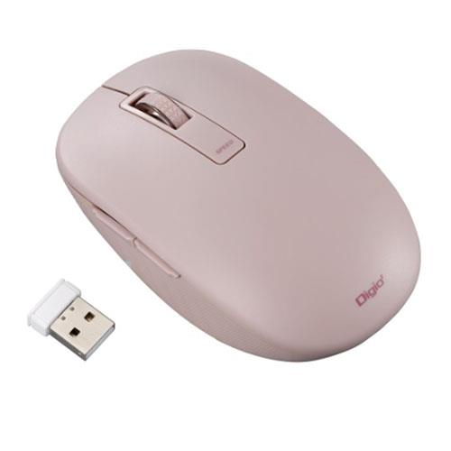 ナカバヤシ MUS-RKF218P(ピンク) 無線静音5ボタンBlueLEDマウス