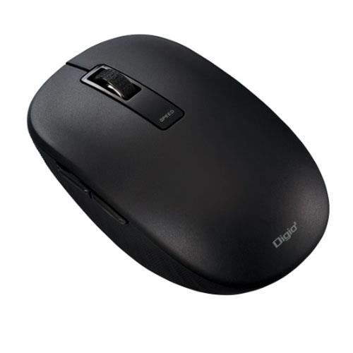 ナカバヤシ MUS-BKF219BK(ブラック) Bluetooth静音5ボタンBlueLEDマウス