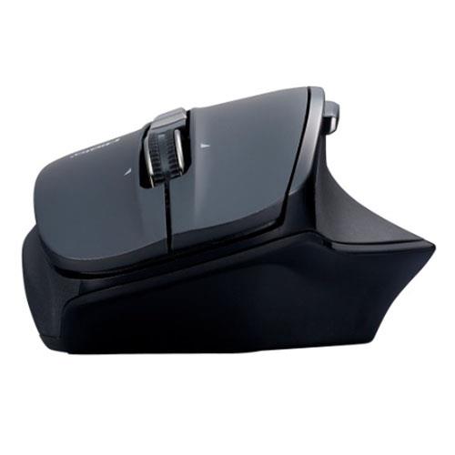 ナカバヤシ MUS-RKF164NBK(Nブラック) 高速スクロールホイール搭載 神速シリーズ無線静音5ボタンBlueLEDマウス