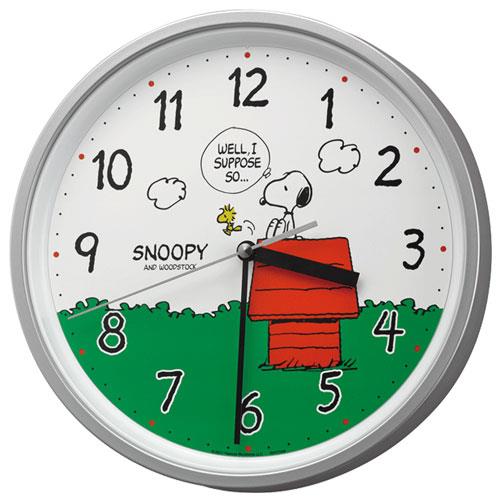 RHYTHM(リズム) 8MGA40-M19 スヌーピーM40 クオーツ掛時計