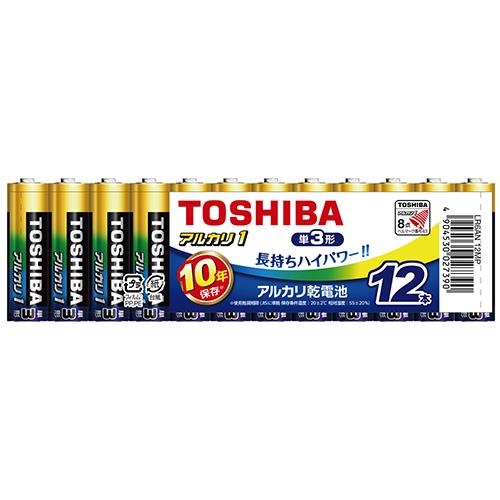 東芝(TOSHIBA) LR6AN12MP アルカリ1 アルカリ乾電池 単3形 12本入り