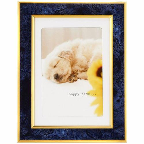 キング King デザインフレーム 2L ブルー 内寸:H169×W118mm