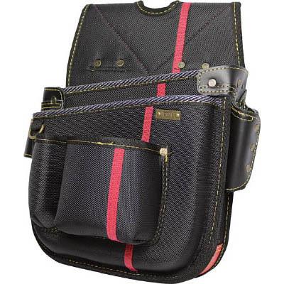 基陽 SA09K 進化シリーズ ネイルバッグ 大 黒/緋 右腰用