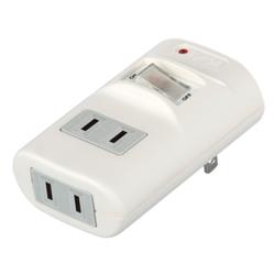 バッファロー(BUFFALO) BSTAPD03WH ホワイト 2分配タップ 集中スイッチ/雷サージ防止付き