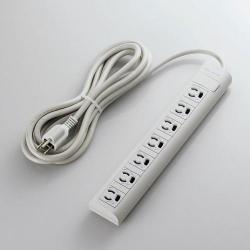 エレコム(ELECOM) T-ECOY053NDA 電源タップ マグネット付 延長コード 3ピン 7個口 3m