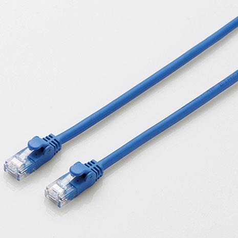 エレコム(ELECOM) LD-GPAY/BU30 ブルー カテゴリー6A対応LANケーブル やわらか 30m