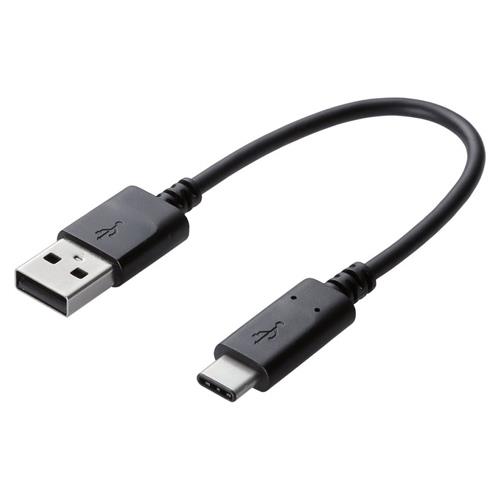 エレコム(ELECOM) MPA-AC01NBK ブラック スマートフォン用USBケーブル USB A-C 0.15m