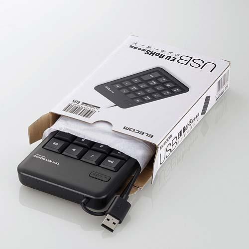 エレコム(ELECOM) TK-TCM011BK/RS ブラック EU RoHS指令準拠 USBテンキーボード