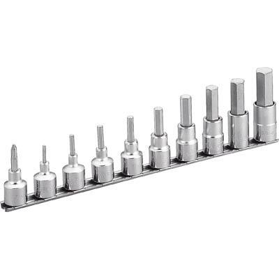 TONE(トネ) HH410 ヘキサゴンソケットセット(ホルダー付) 10pcs