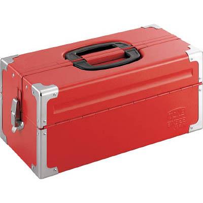 TONE(トネ) BX322 ツールケース(メタル) V形2段式 433X220X195mm レッド